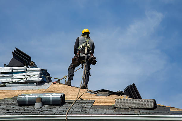 Professional Roof Replacement technician working in Sandown, NH